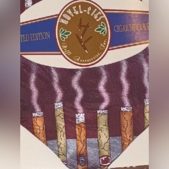 Cigar Silk Tie Roffe Limited Edition Novel-Ties Necktie - Picture 1 of 3